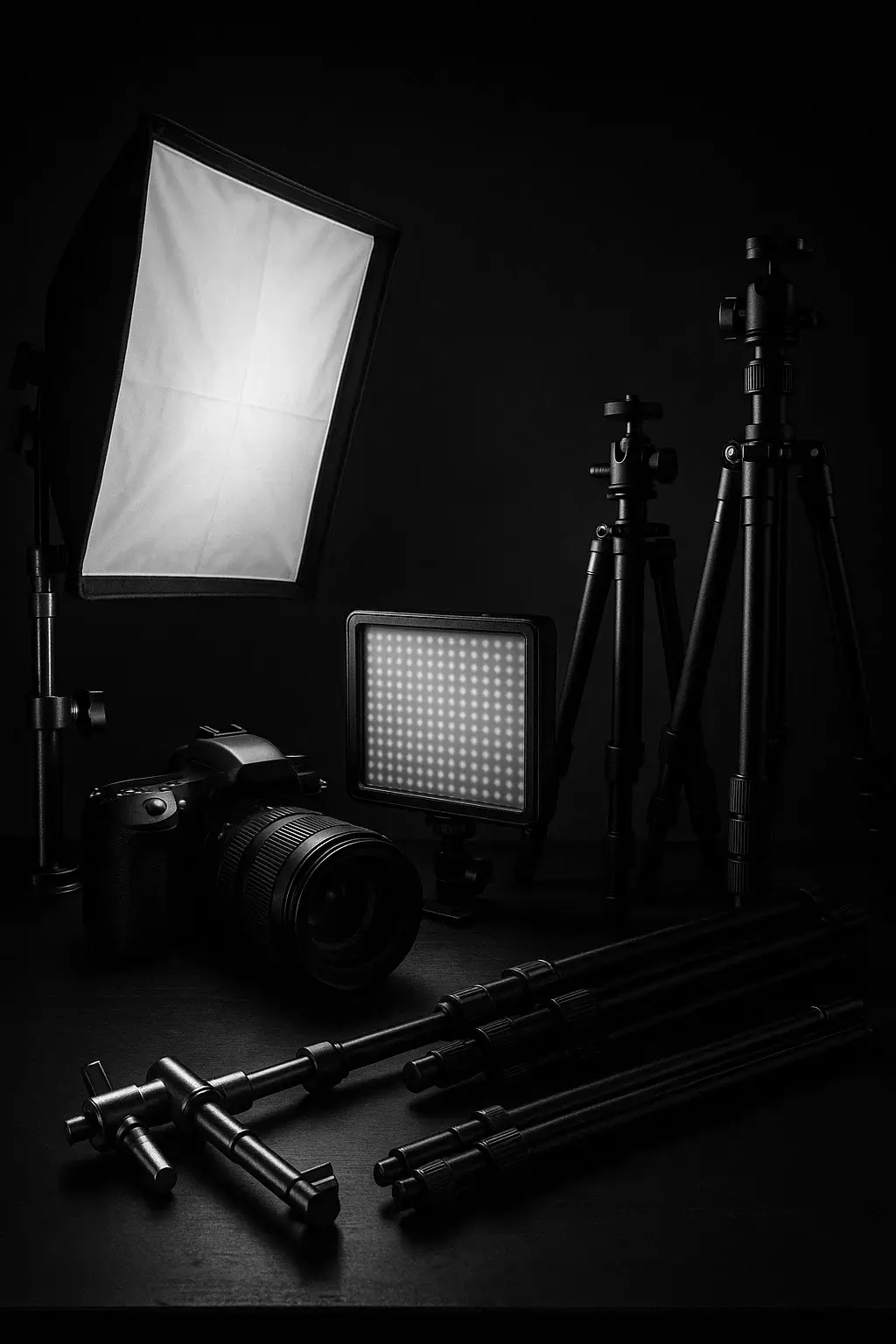 Creative studio environment with modern decor