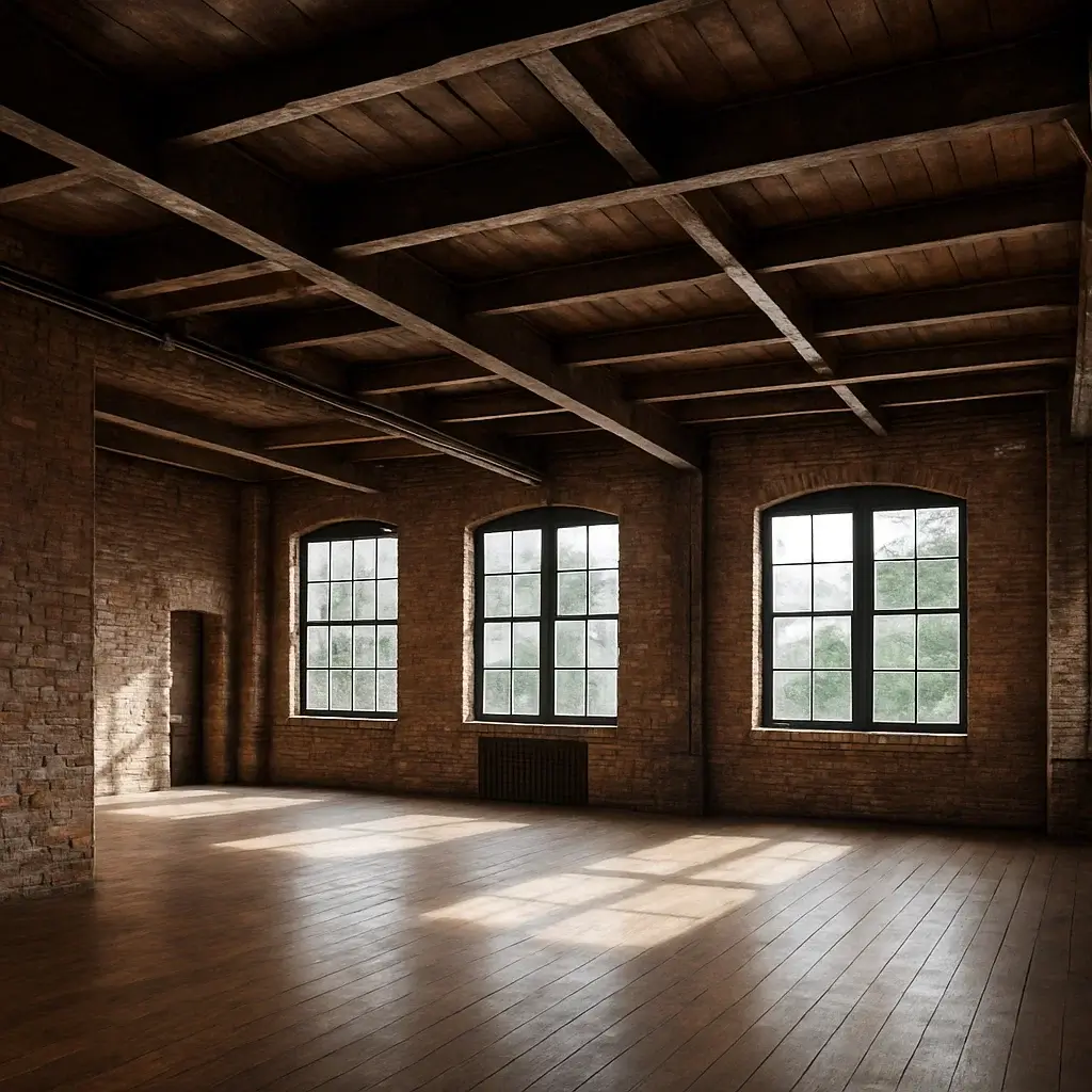 Industrial Loft Studio interior