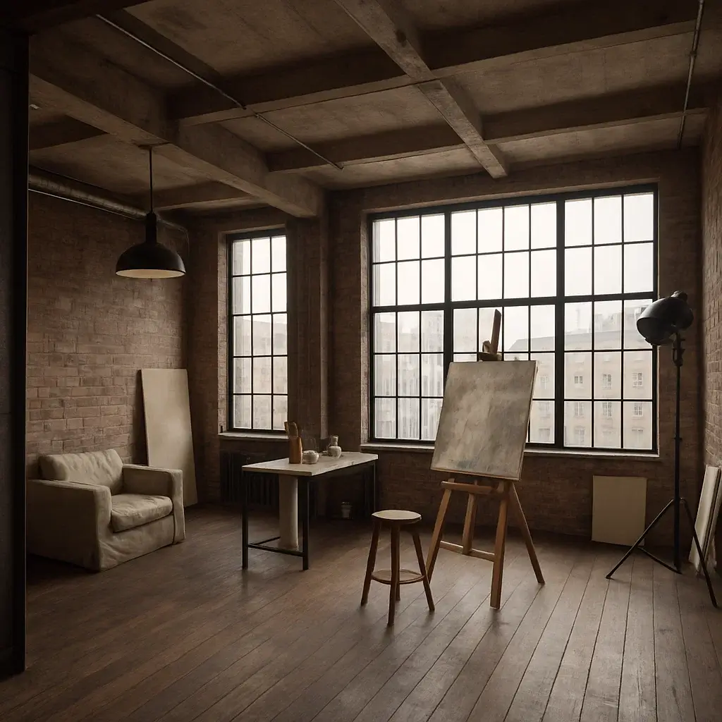 Industrial Loft Studio interior